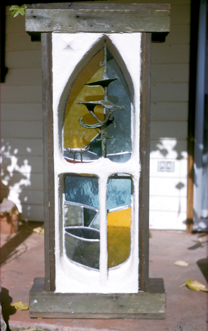 Toza, stained glass window, 1960