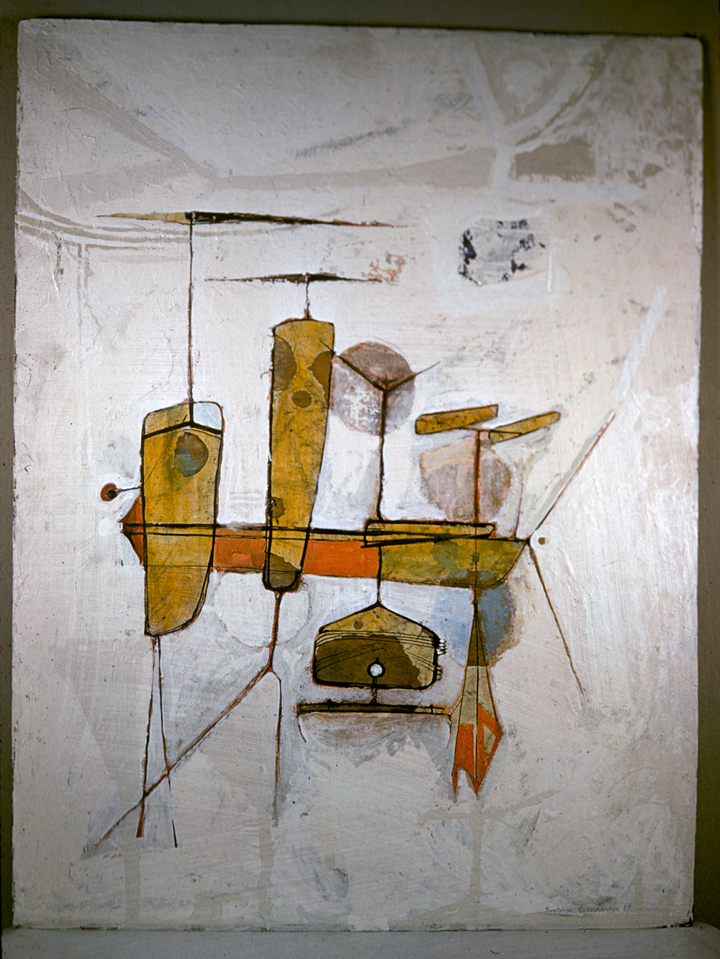 Toza, abstract painting, 1957