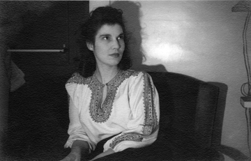 Ruth in a Serbian shirt, c. 1940s